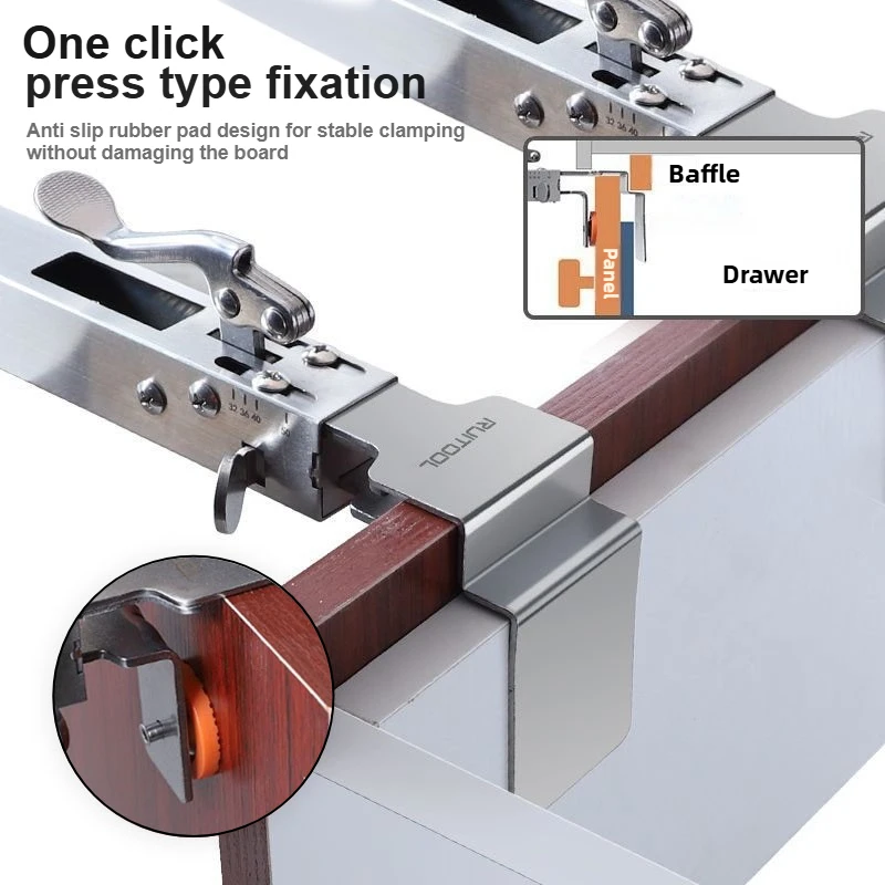 

Вспомогательный зажим для деревообработки, быстродействующий зажим для ящика прессового типа, регулируемый телескопический фиксатор для установки ящиков