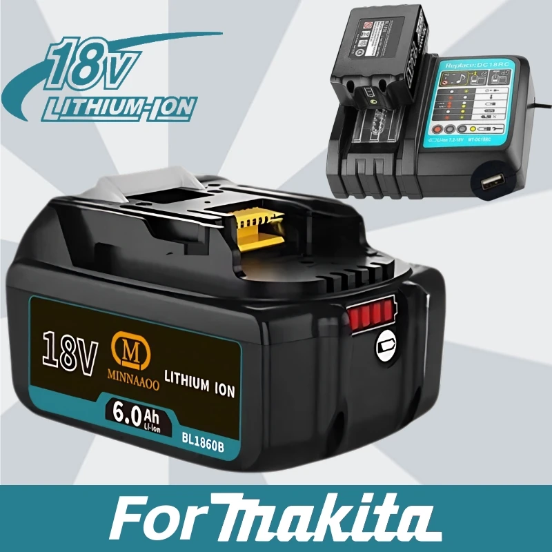 

For Makita 18V Battery BL1815 Li-ion 18V Battery BL1840B BL1860 BL1890 Bl1850B BL1830 BL1835 Cordless Drills Batteries