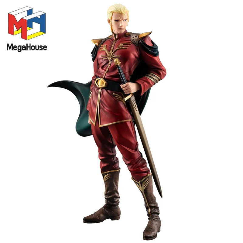 Costume Mobile Megahouse Original Gundam: contre-attaque de Char Char Aznable, Collection de figurines de dessin animé, modèle d'ornement, cadeau