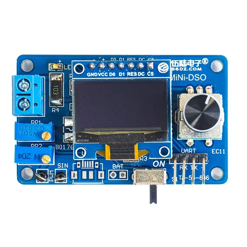 Mini DOS LCD Oscilloscope Kit STC8K8A Single Chip Microcomputer Electronic Welding Training and Production of Loose Parts