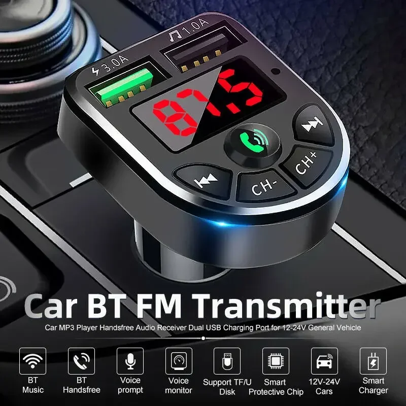 

Автомобильный mp3 BTE5 Bluetooth-приемник E5 автомобильный MP3 FM-передатчик громкой связи mp3 автомобиль