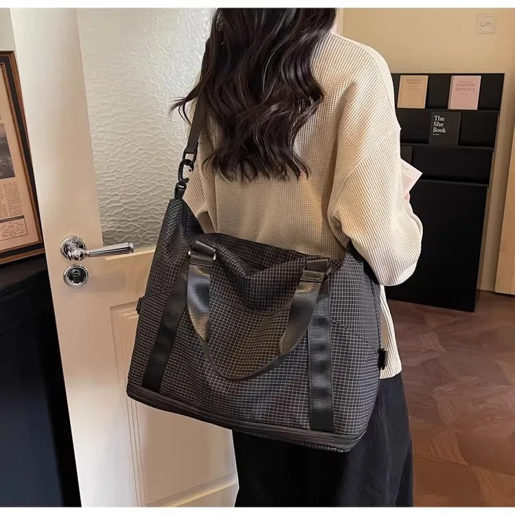 Comfortable Handle Large Capacity Expandable Lightweight Travel Bag Set with Trolley Fitness Bag Storage Bag