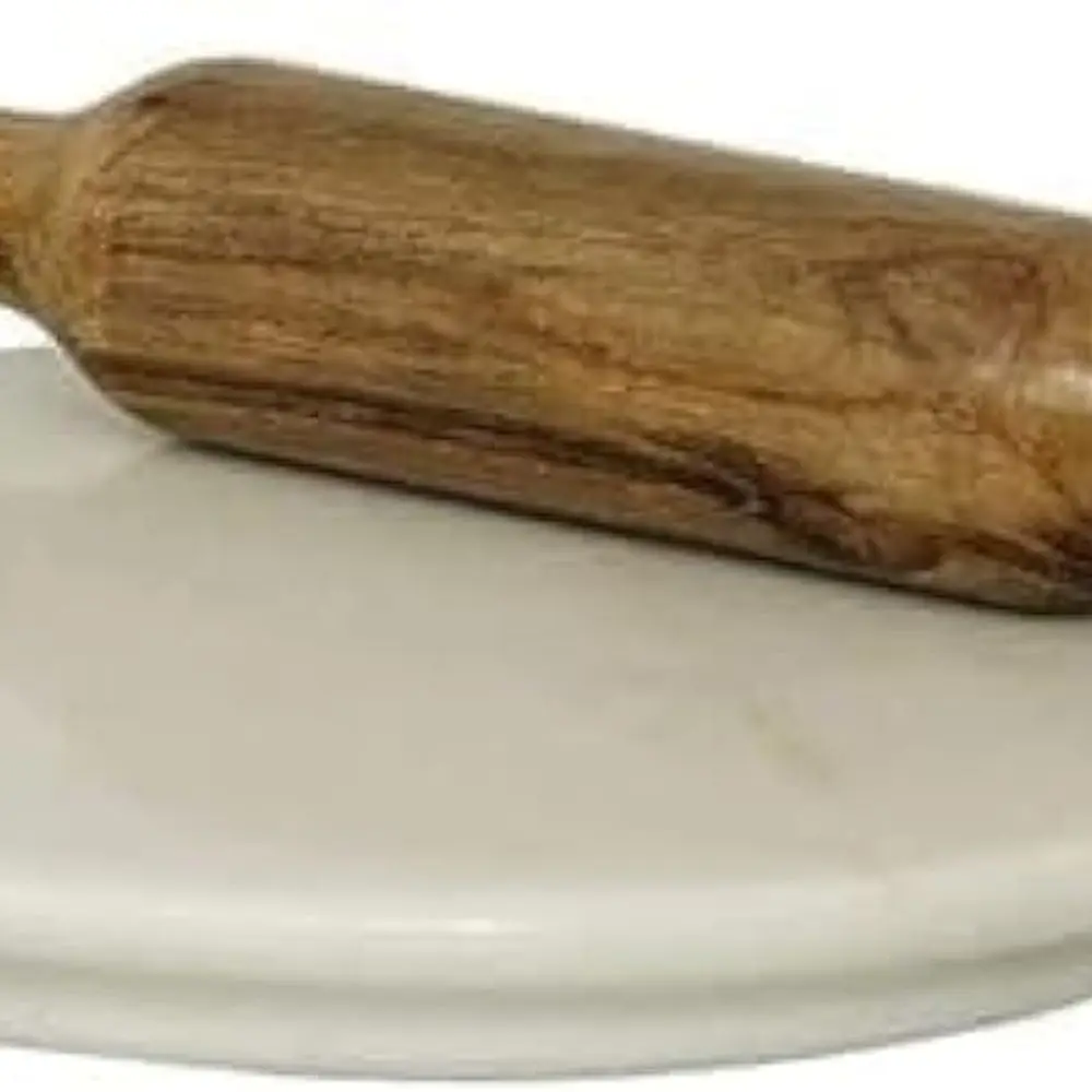 

Круглый мраморный сервировочный поднос с деревянной разделочной доской для сыра, 9 дюймов, идеально подходит для домашнего использования на кухне