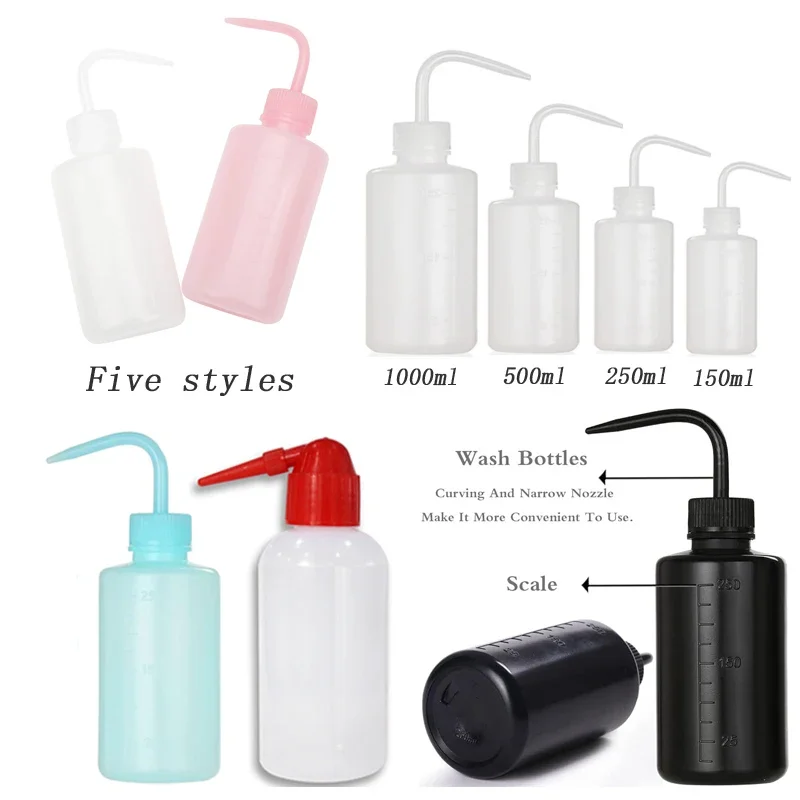 1Pcs 150ml-1000ml Plastic Squeeze Spray Bottles Eyelash Cleaning Bottle Lrrigation Garden Tools For Flowers Household Kettle