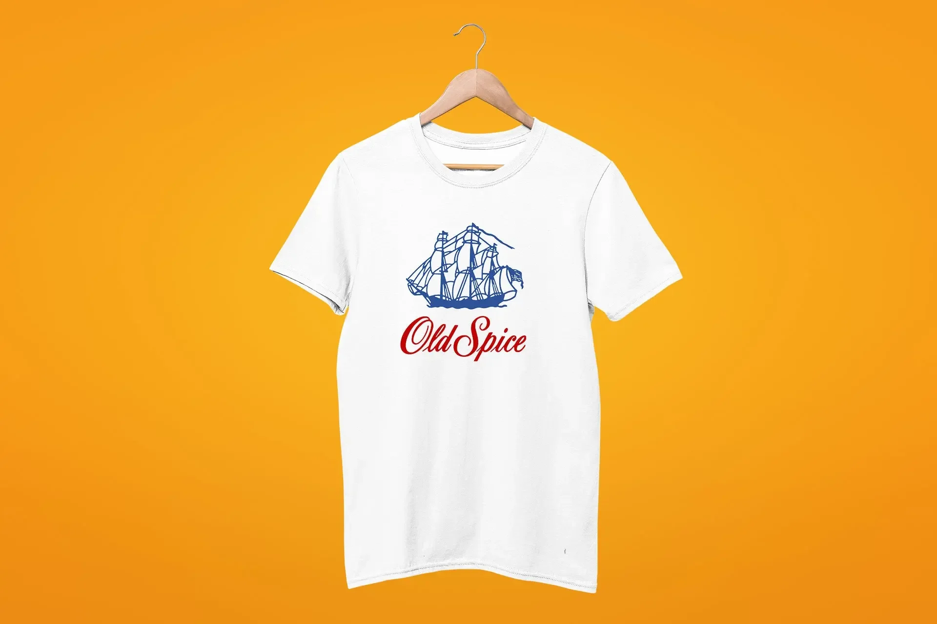 Old Spice Retro Cologne Aftershave White Tshirt Sweatshirt