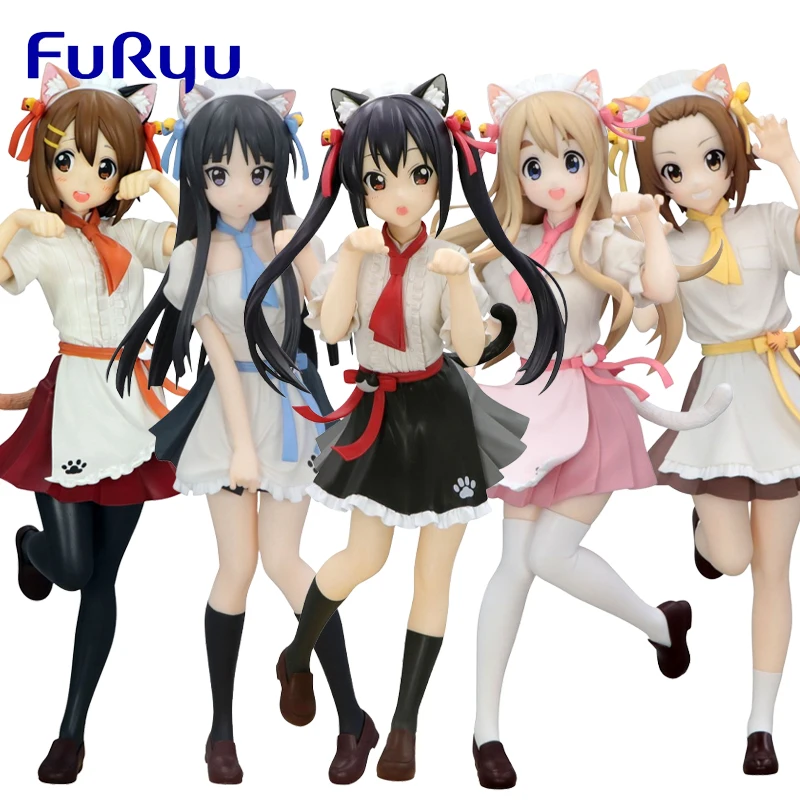 

Original FuRyu K-ON! Yui Hirasawa Nakano Azusa Akiyama Mio Tainaka Ritsu Kotobuki Tsumugi Collectible Model Ornament Toy Gifts