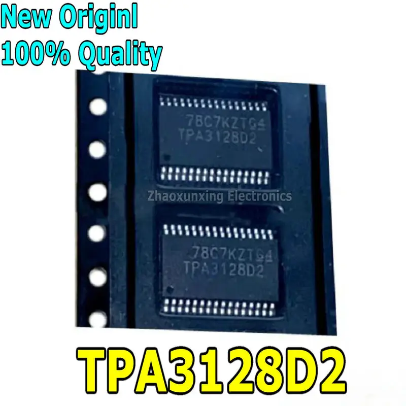 5~10PCS  New   TPA3128D2   TPA3128   TPA3128D2DAPR    HTSSOP-32   Chipset