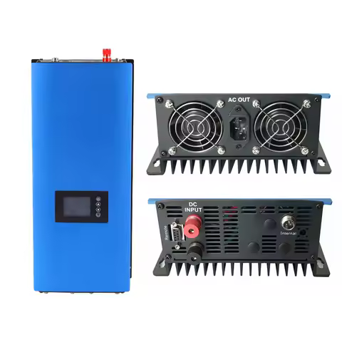 2000W Grid Tie Inverter With Limiter Function,MPPT Pure Sine Wave 45-90V,WIFI optional LCD Display Battery discharge