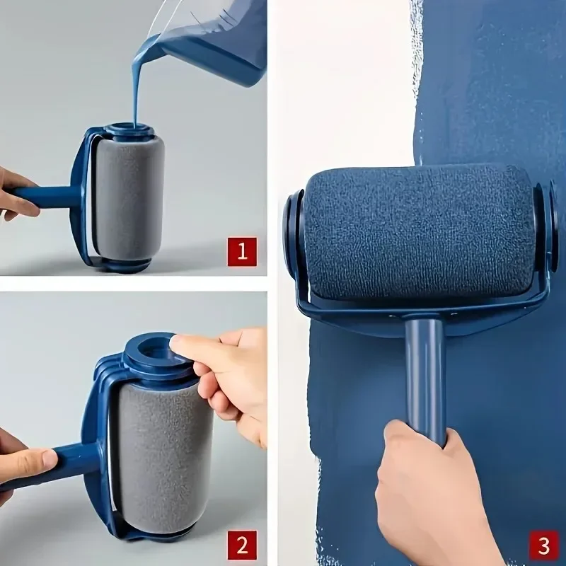 

1 шт. Самозаливная кисть для покраски стен, кисть для латексных красок, кисть для покраски стен большого размера