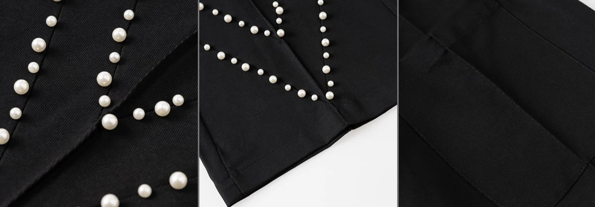 Men Women 2025 Autumn Winter New Fashion Pants Retro Handmade Beaded Design Loose Trousers Fashion Versatile Micro Flared Pants