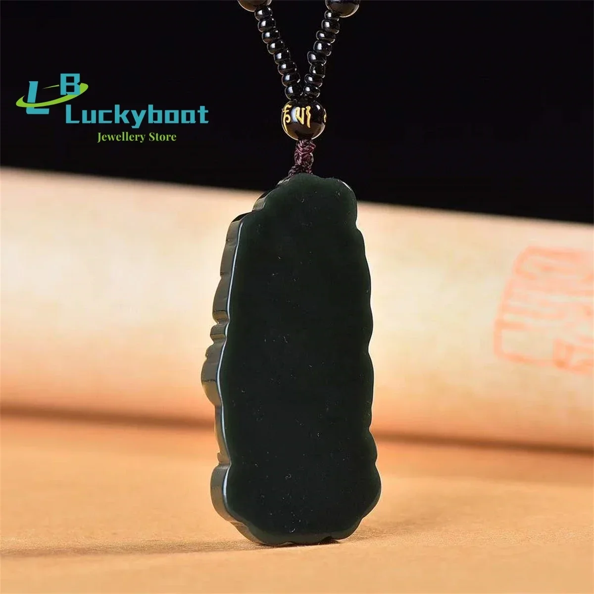 Natural Hetian Qingyu Fu is in Front of You Ruyi Pendant is Simple Personalized Fashionable and Versatile for Men and Women