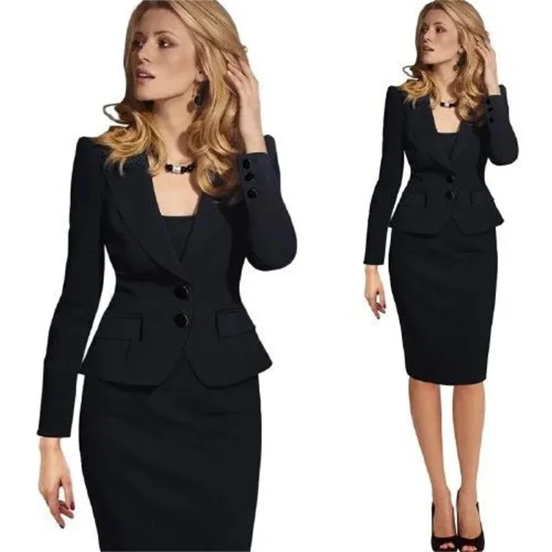 

Slim Suit Jackets Women Solid Lapel Long Sleeved Jacket Female 2026 Spring Chic Daily Style Outwears Tops