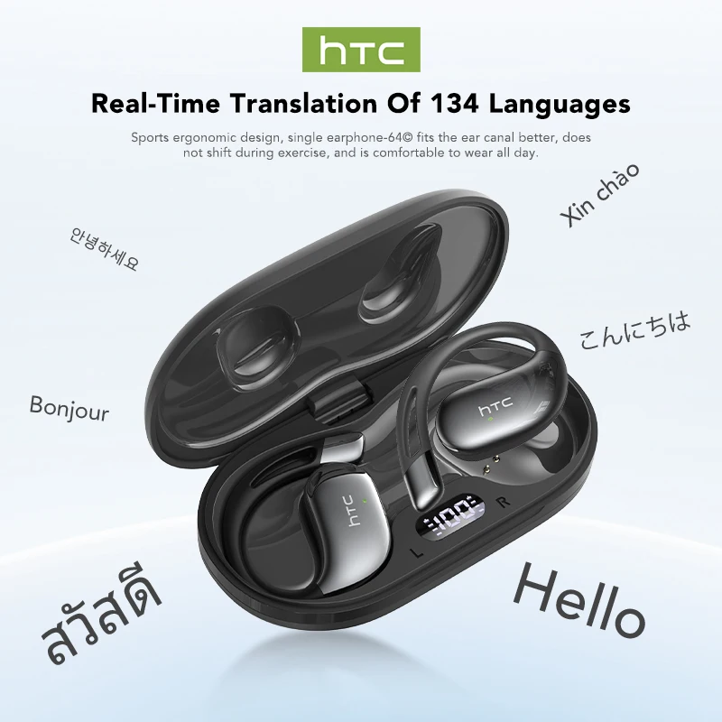 Bluetooth Noise Canceling Earbuds With 30 Hours Playback
