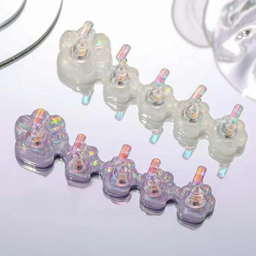 Nail Art Display Tool Cat Claw Nail Display Stand Nail Practice Stand Aurora Nail Tip Base Holder