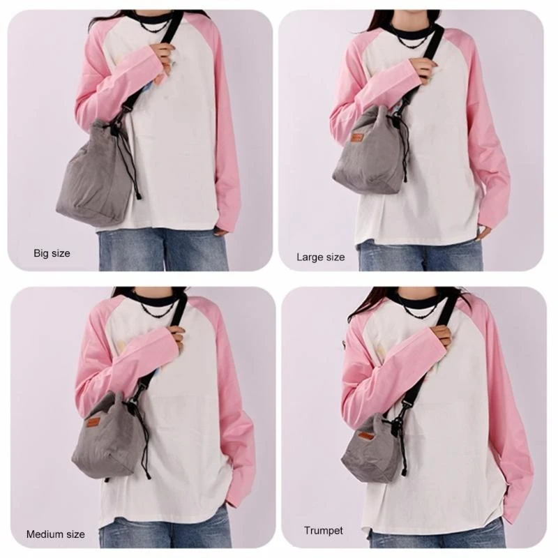 حقيبة الكاميرا Camera Case Cashring Bag Vintage DSLR Camera Bag علبة عدسة ناعمة مع حزام Shouder لحالة تخزين الكاميرا .066A