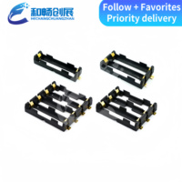 5pcs 18650 Battery Case 1X 2X 3X 4X 18650 Battery Holder 18650 Battery Storage Box 1 2 3 4 Slot Batteries Container Hard Pin DIY