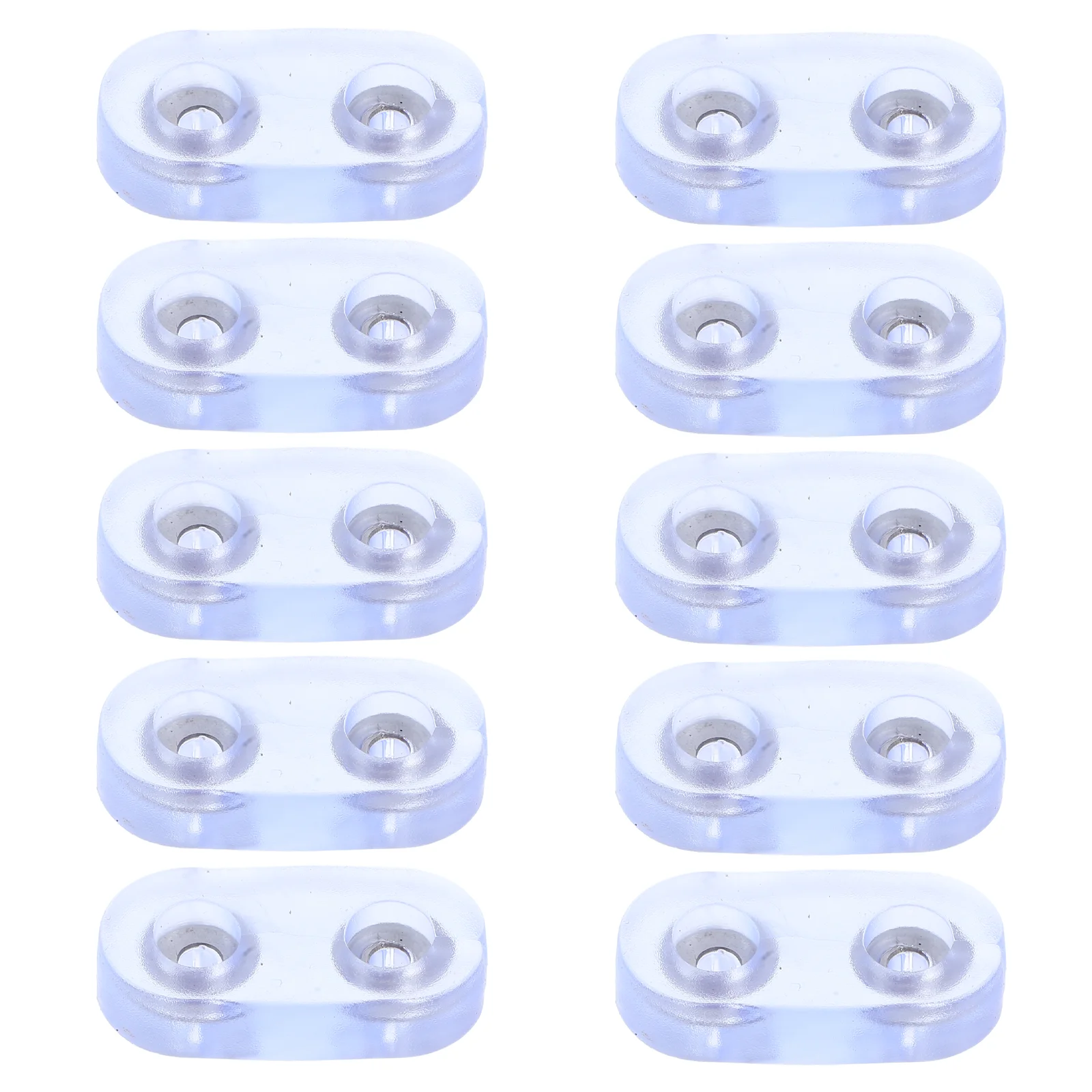 

20pcs Transparent Anti-slip Furniture Pads Silicone Chair Leg Caps Floor Protectors Durable Soft Mats For Home Office