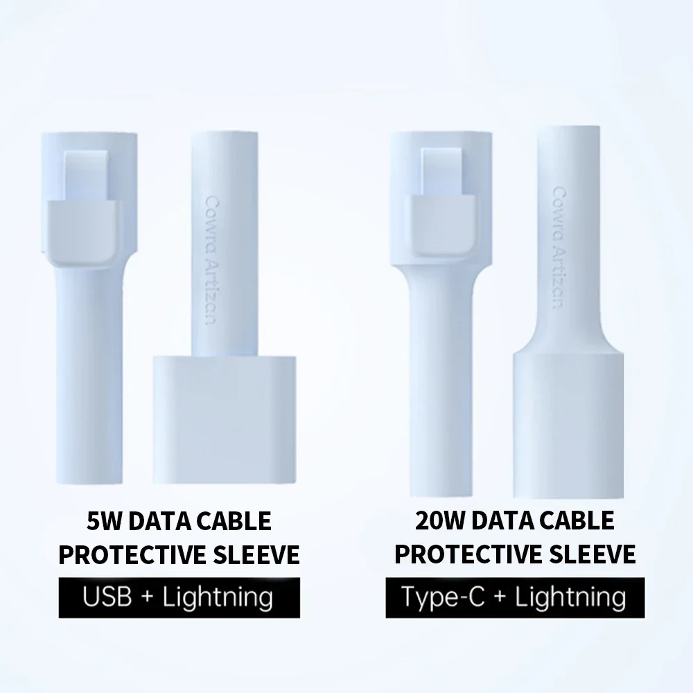 Silikonowa osłona kabla ładowarki do Apple IOS do Usb na obu końcach osłona ochronna na kabel iPhone typu C z zaczepem na kurz