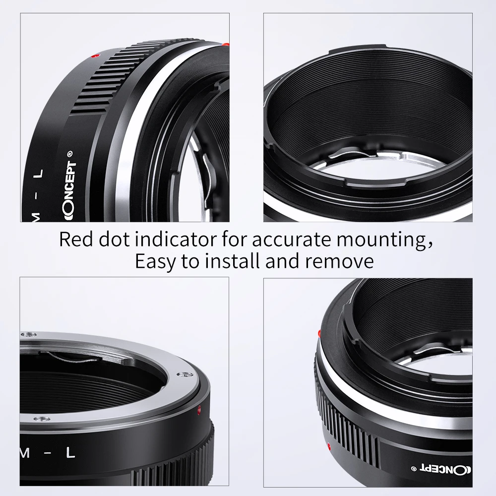 محول عدسة K & F Concept OM إلى LSL ، حامل أولمبوس ، Leica TL TL2 CL SL SL2 باناسونيك S1 S1R S1H S5 Sigma fp fpL