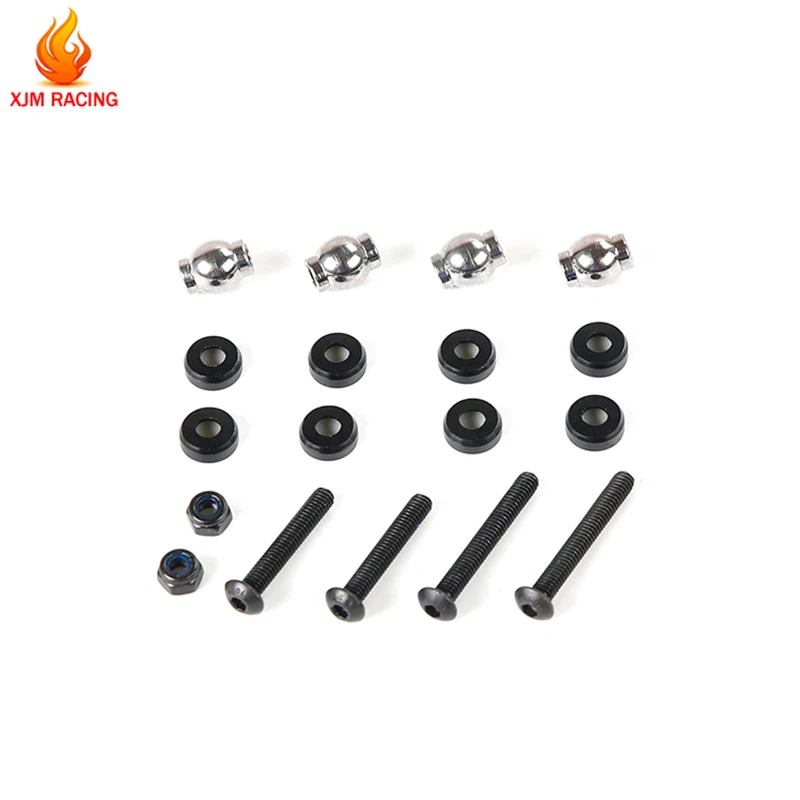 โลหะ Anti-Fall พวงมาลัย Tie Rod Ball Joint ASSEMBLY Kit สําหรับ 1/5 HPI Rofun Baha KM Rovan Baja 5B 5T 5SC รถบรรทุก Rc รถ Racing Part