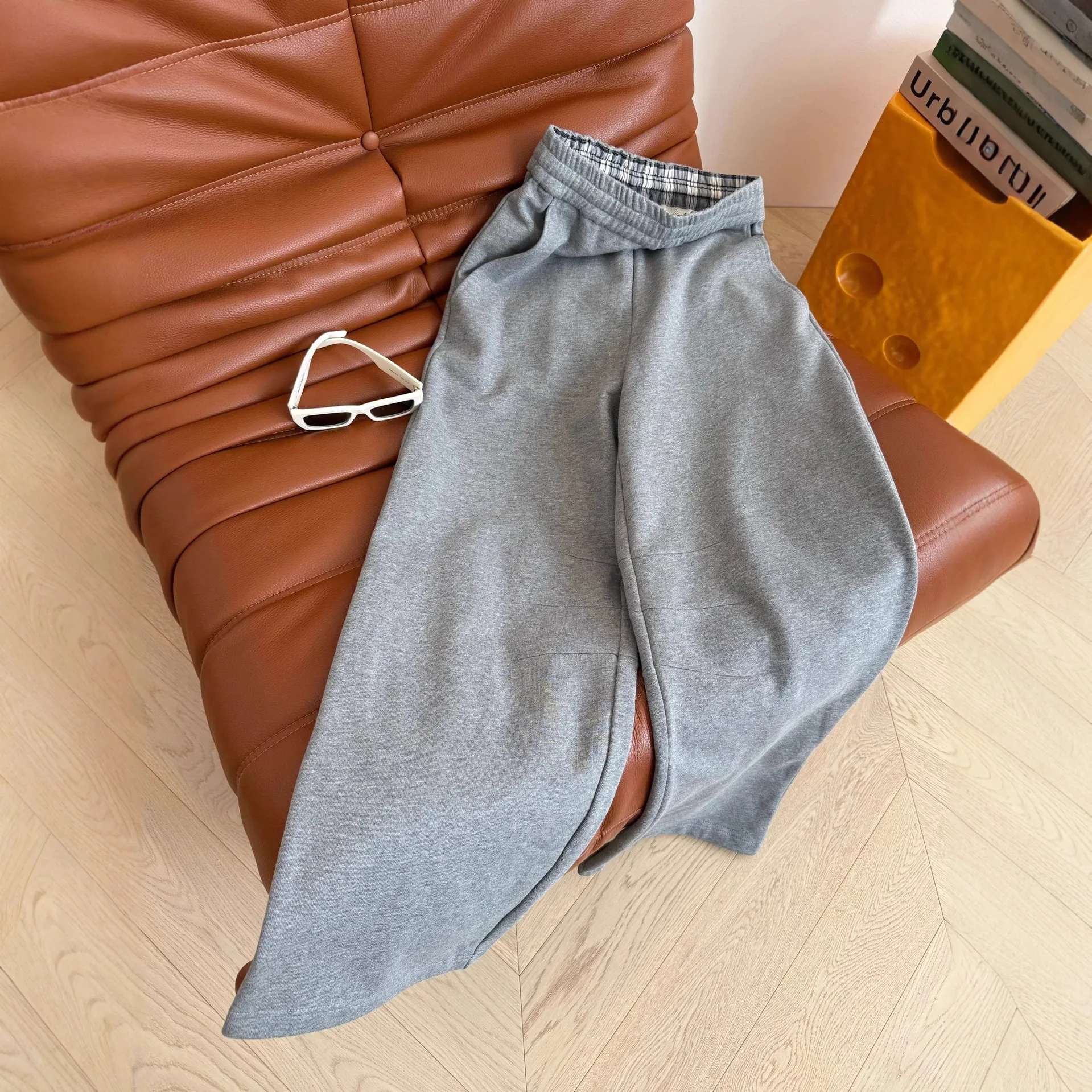 Women's 2025 Autumn New Simple Hooded Zipper Sweat Pants Suit
