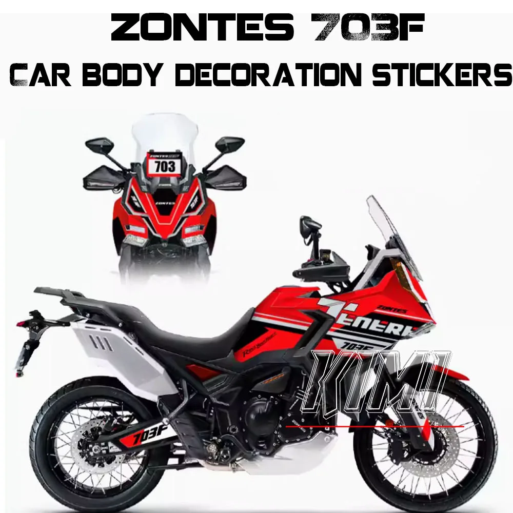 Motorcycle Body Sticker Color Change Full Car Decoration Car Sticker Modified Accessories Protective Sticker FOR ZONTES 703F