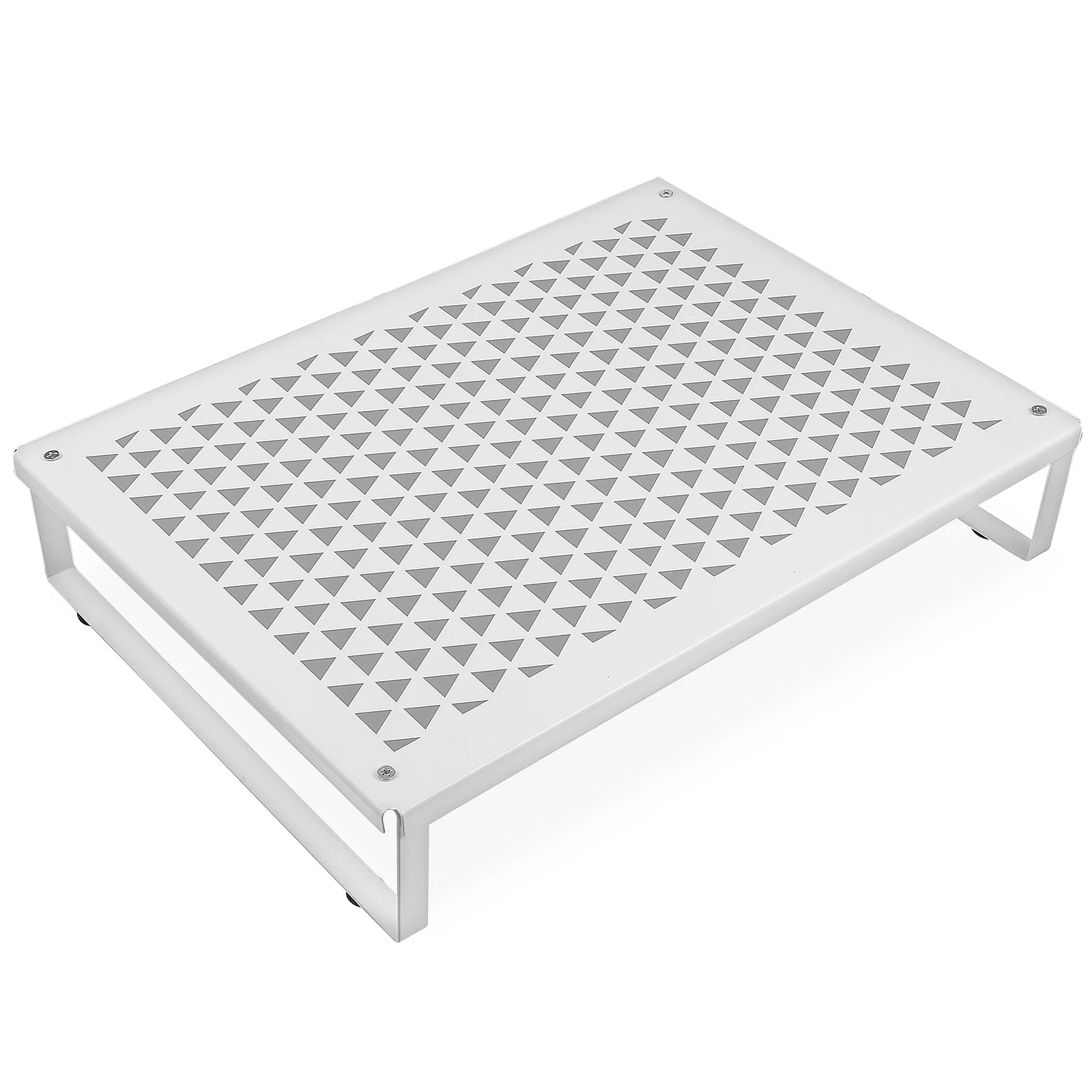

Multifunctional Storage Rack Induction Cooker Bracket White Pans Metal Microwave Stand Desktop Organizers Kitchen Kitchenware