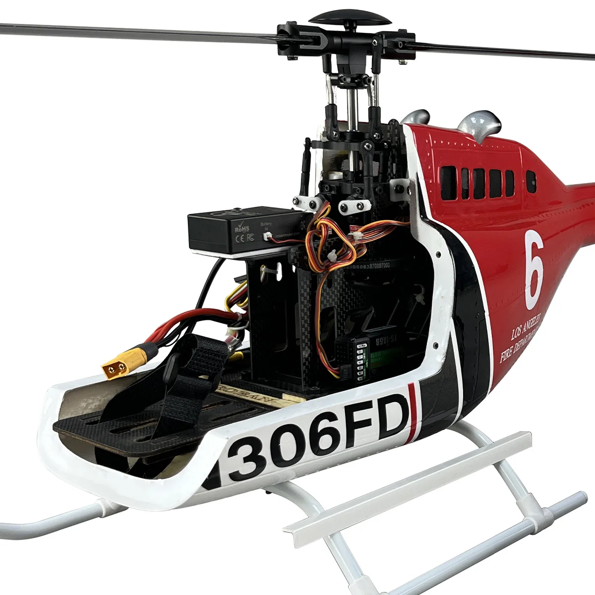 Roban 470 Size Bell-206 RTF RC Helicopter Scale Aircraft Model