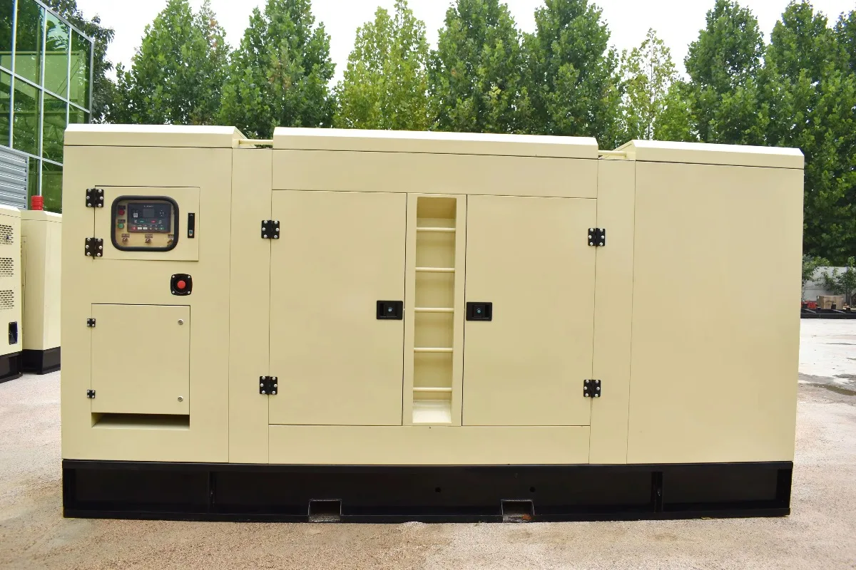 Industrial SDEC 320kw Pure Copper Alternator Silent High Voltage 3P 400kva Generator with  Generator Parts Accessories