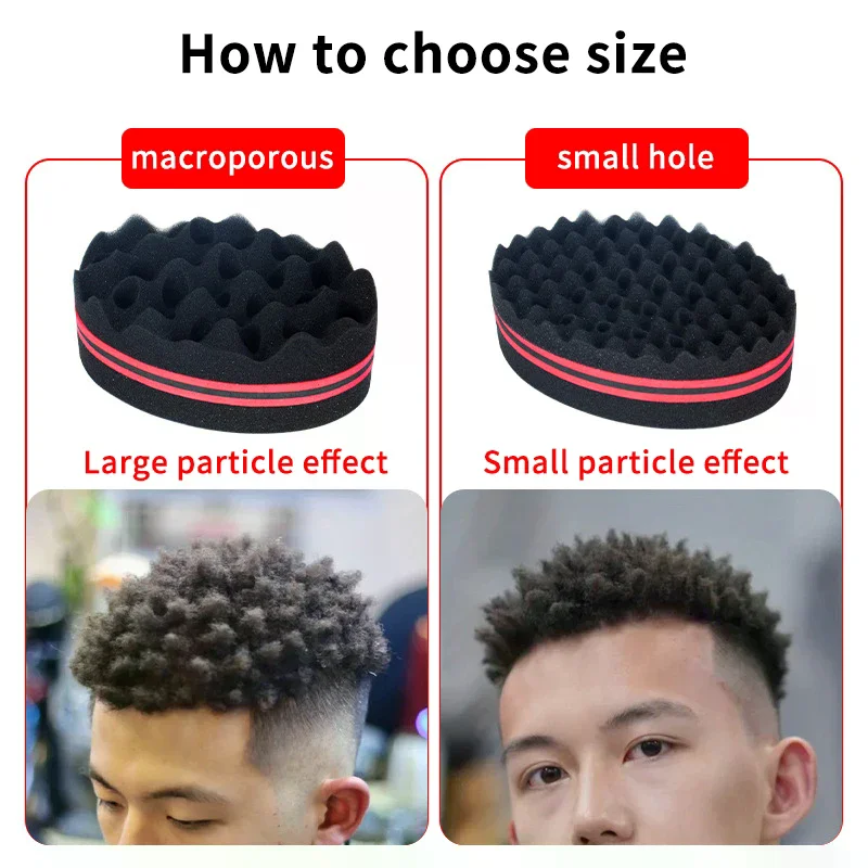 Barber Shop Men Hair Braider Twist Sponge Gloves African Hair Styling Fork Comb Hair Curls Foam For Salon Hairdressing Tools