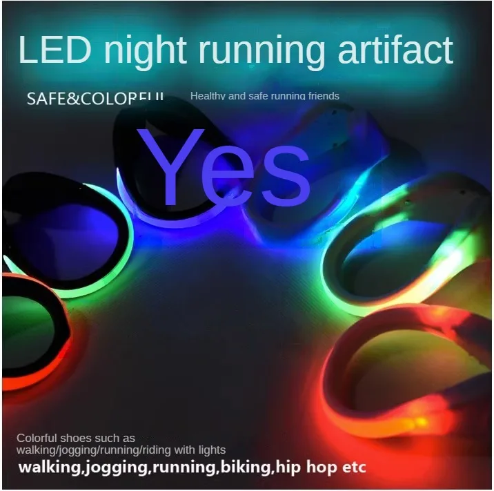 

LED illuminated shoe clip cycling mountaineering night running sports safety warning light outdoor climbing flash shoe light