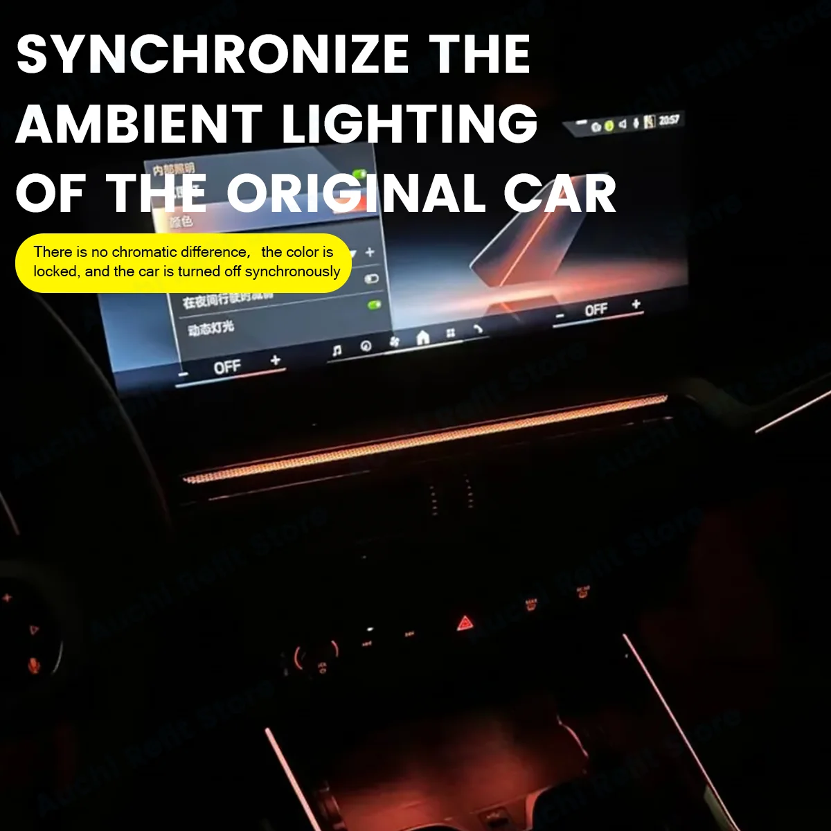 11 Colour Car LED Vents For BMW 2023+ G20 G22 G80 G82 i3 i4 M3 M4 Auto Center Console Air Outlet Decorative Lamp Ambient Lights
