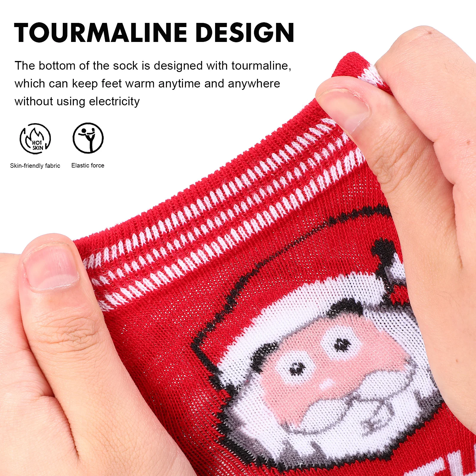 

6Pairs Long Tube Socks Christmas Soft Comfortable Colorful Patterned Casual Xmas Socks Unisex Creative Christmas Stockings