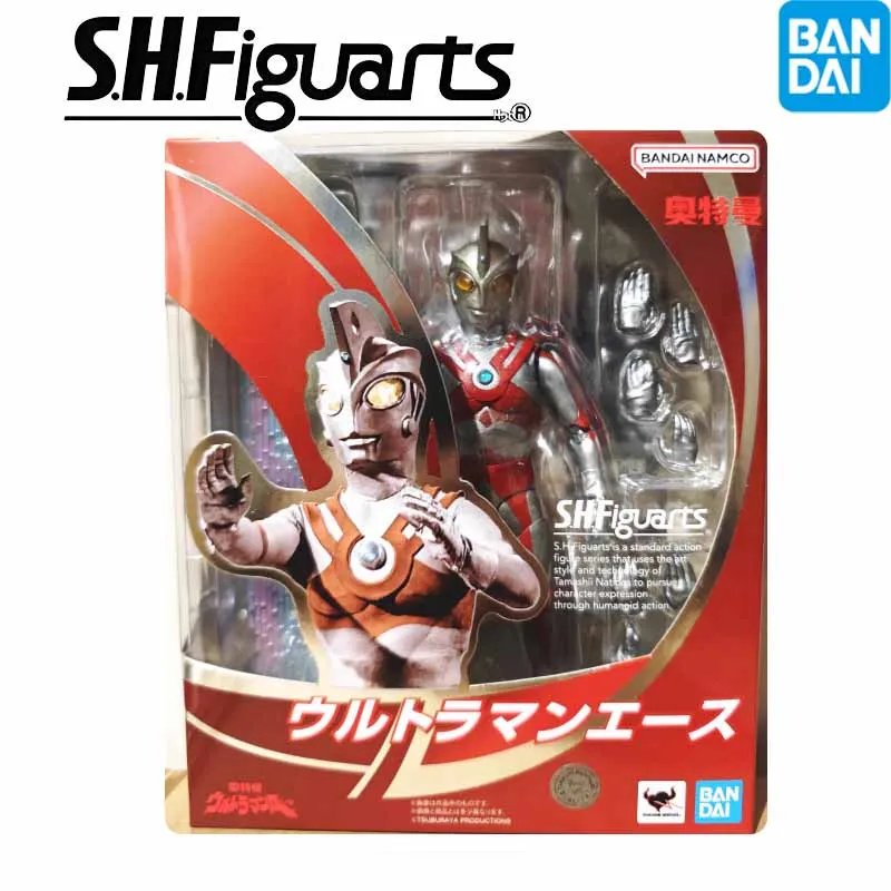 Bandai Original SHF ULTRAMAN ULTRAMAN GINGA Anime Action Figures Toys For Boys /Girls /Kids /Christmas Gift Collectible Model