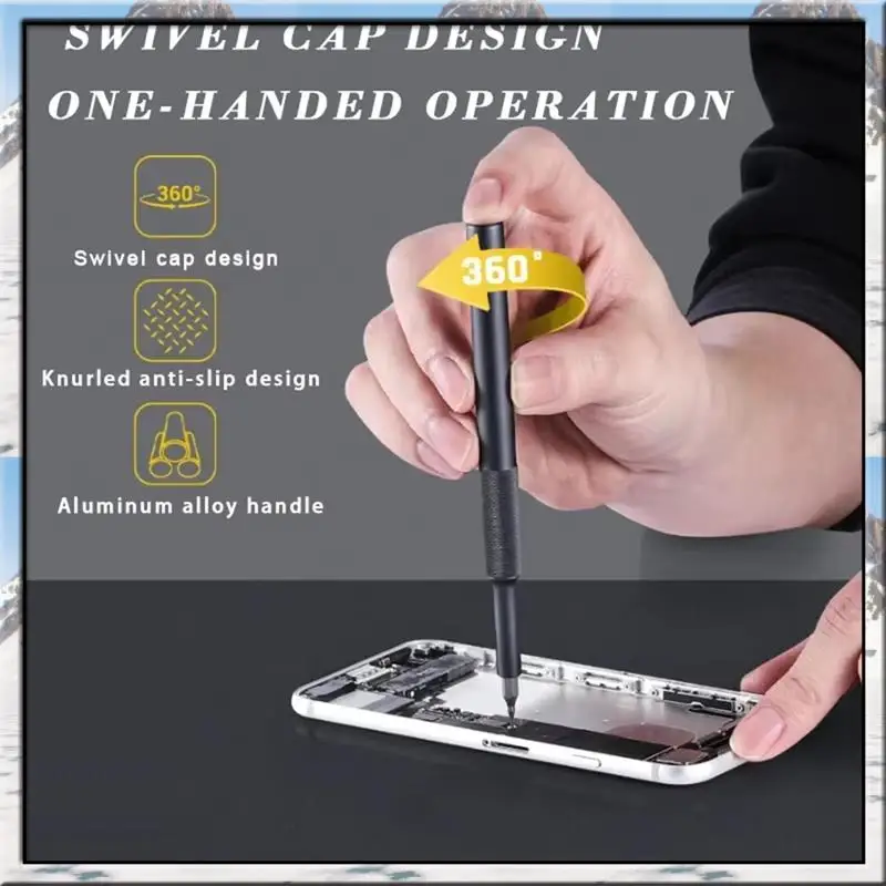

AA46 Electric Screwdriver Set Magnetic Screw Driver Bits Professional Repair Men's Tools Kit For PC Watch Camera