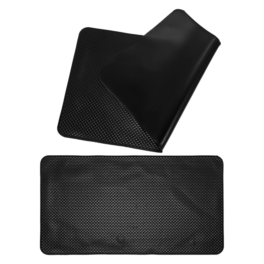 

2pcs Car Dashboard Non Pad Anti Skid Mat Universal Storage Cushion Elegant Design Phone Holder Perfume for All