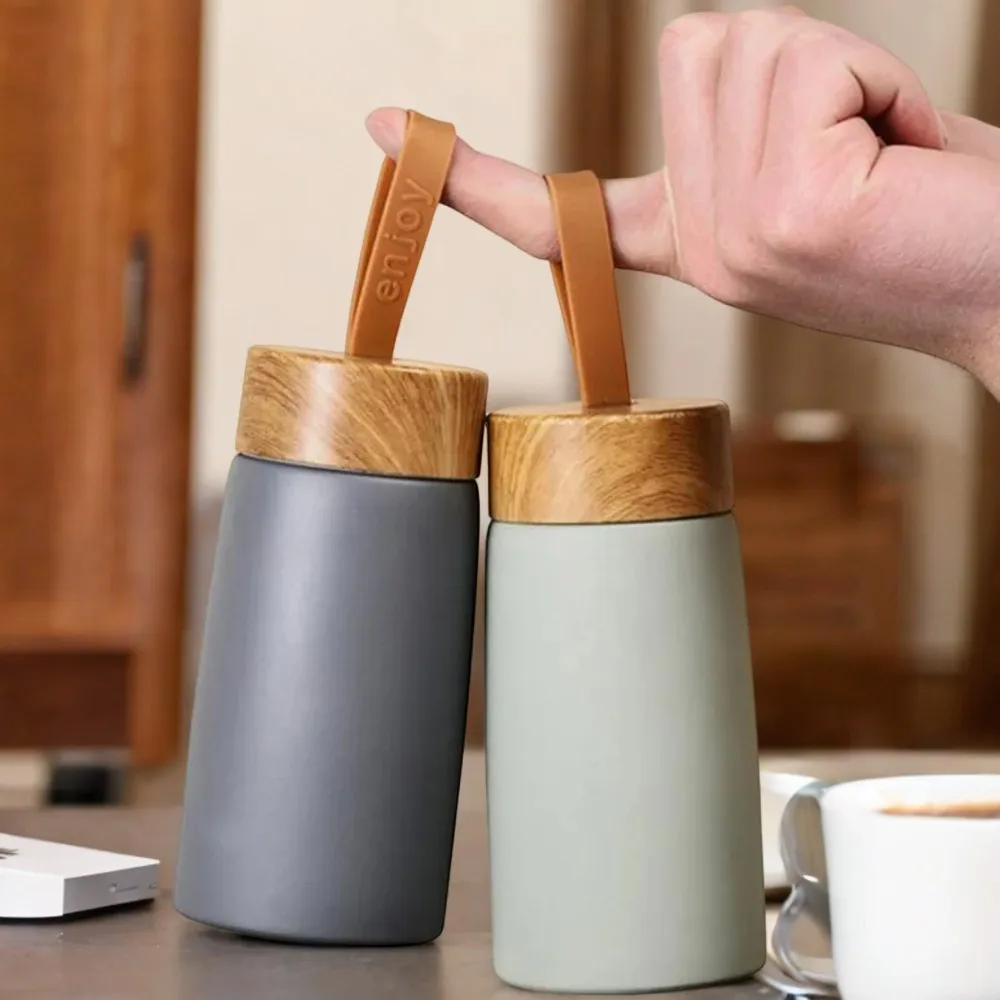 Portable and Durable Insulated Stainless Steel Coffee Thermos - Lightweight Leakproof Vacuum Flask - Mini Thermal Water Flask fo