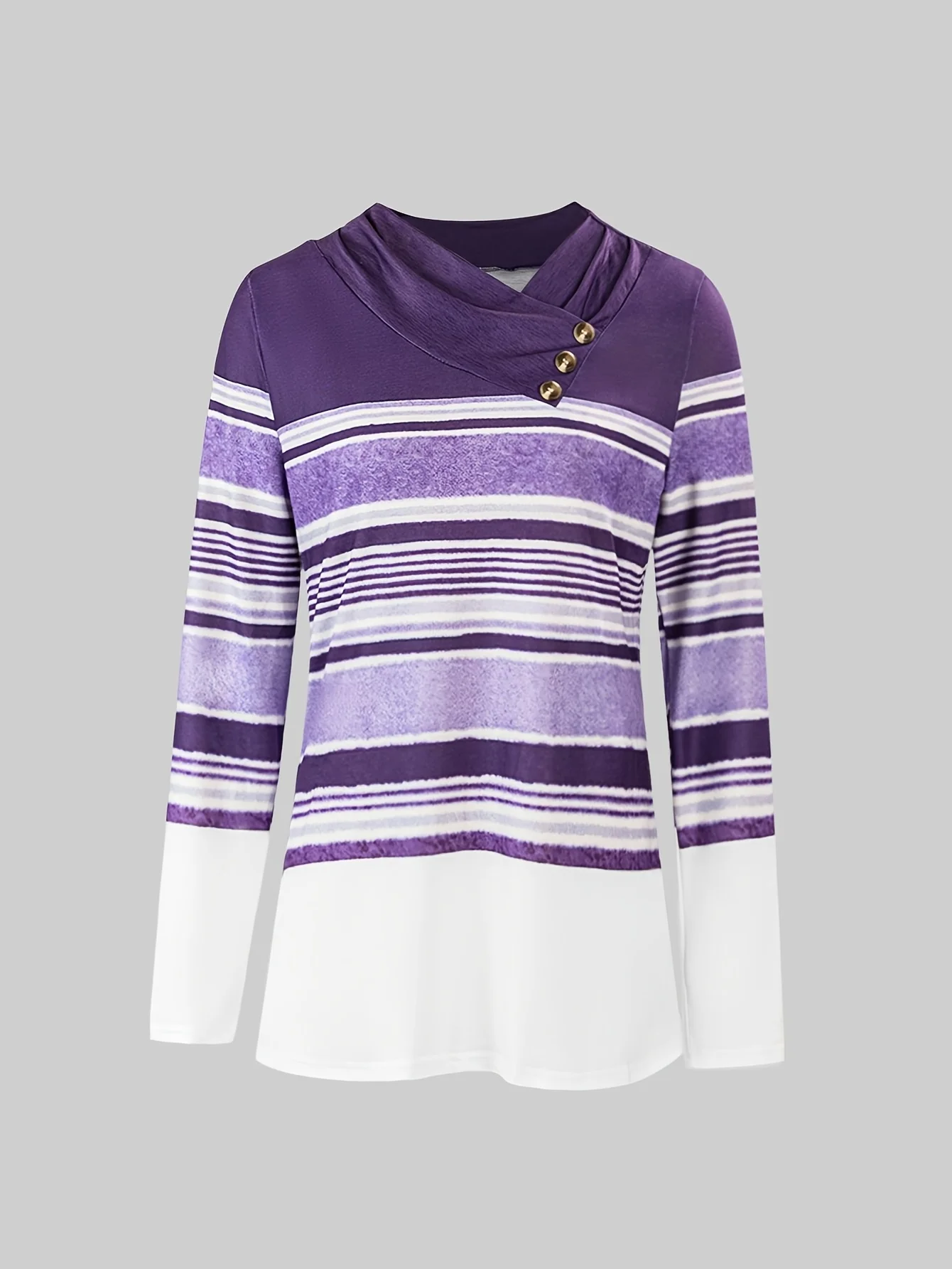 Women's Purple Stri… - image