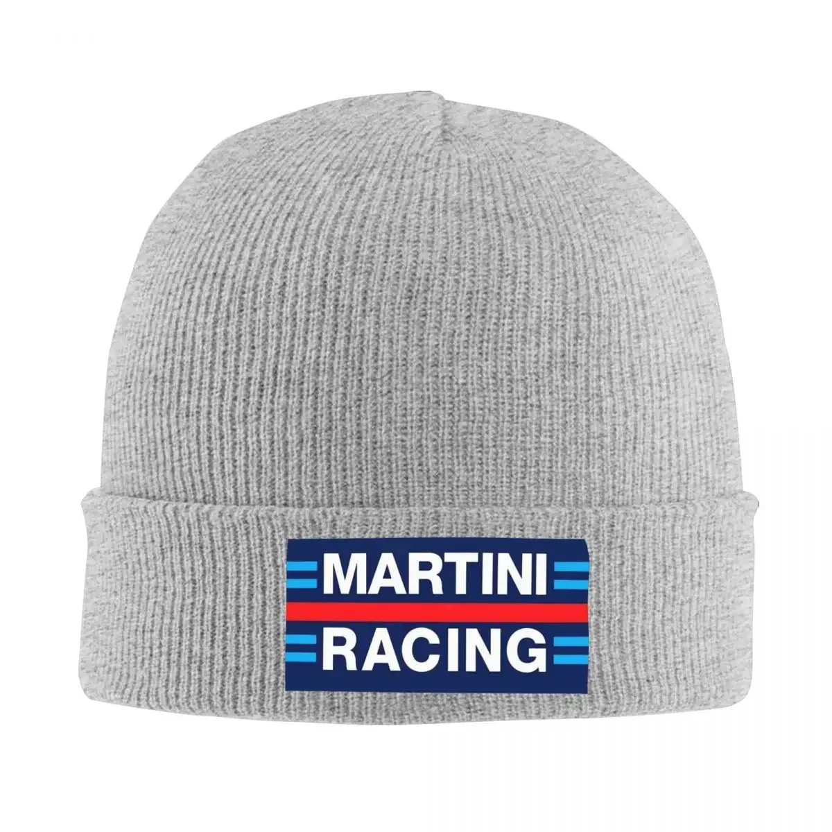 Martini Racing Stripe Car Racing Men's And Women's Knitted Hats Outdoor Streetwear Adult Winter Warmth Hat Birthday gift