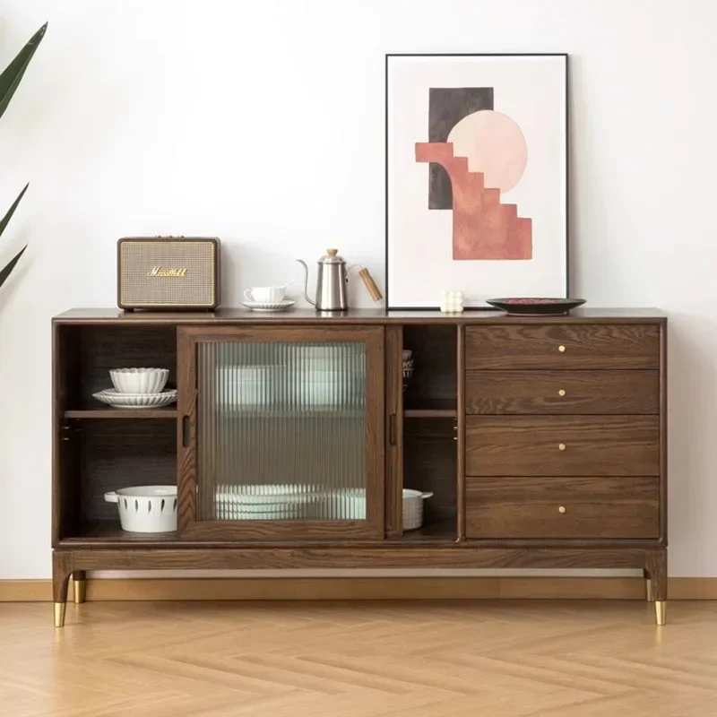

Buffet Sideboard Showcase Entrance Hall Display Mid Century Kitchen Cabinets Storage Consol Coffee Mueble Cocina Home Furniture