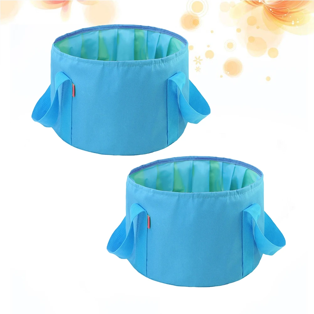 

Portable Folding Water Basin Picnic Bucket Tub Collapsible Bathtub Outdoor Storage Buckets