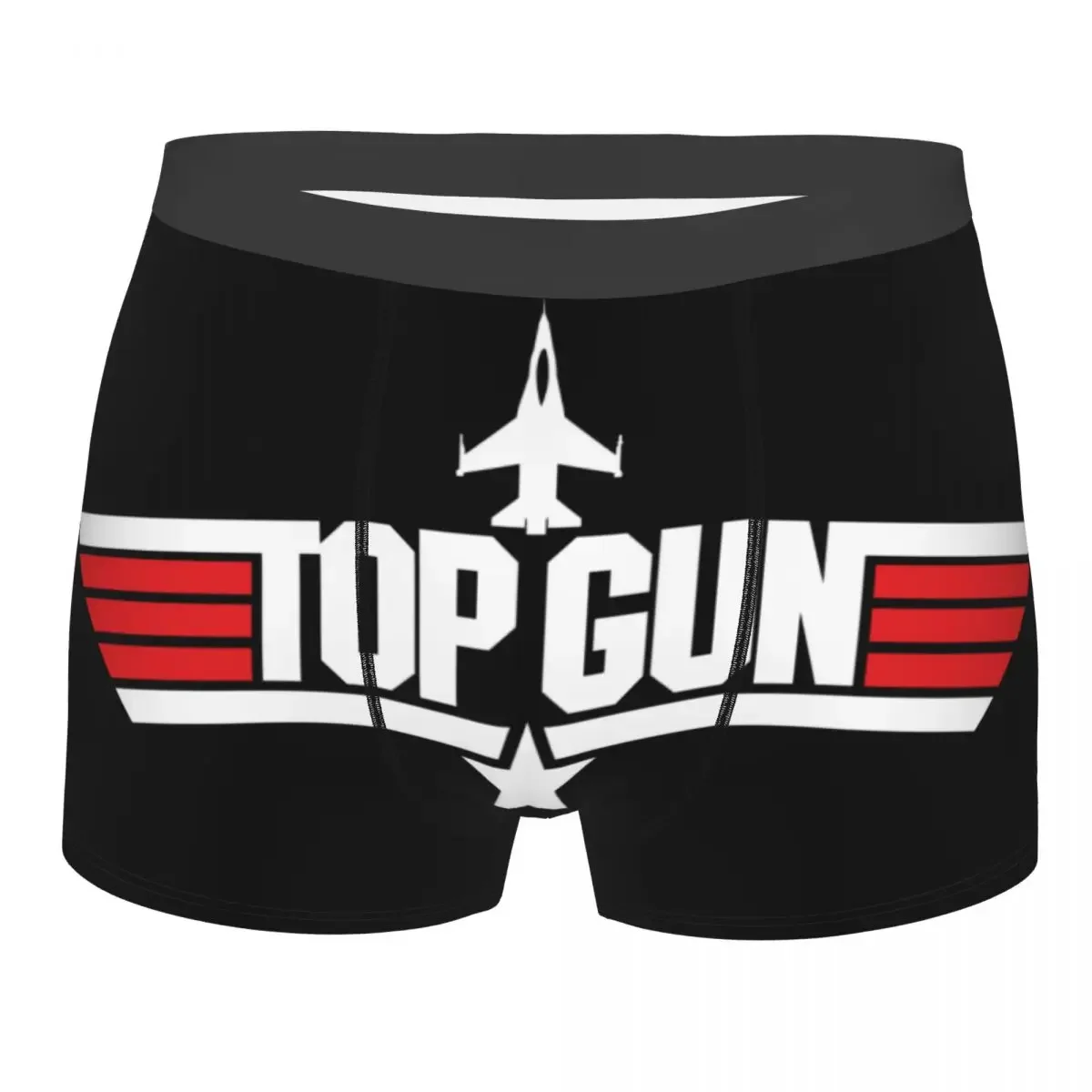 Novelty Maverick Film Top Gun Boxers Shorts Panties Men's Underpants Breathable Briefs Underwear