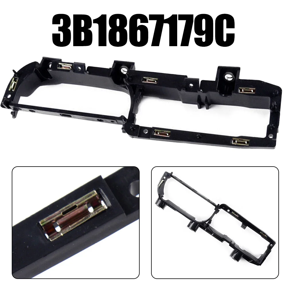 1PCS For Passat B5 Car Front Left Door Pull Grab Handle Bracket 1J1867179A High Strength Durable Replacement 11.61x3.34 X1.57in