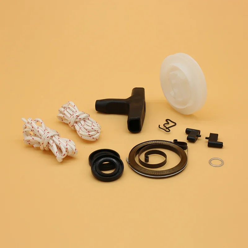 Recoil Rewind Starter Pulley Spring Handle Grip Pawl Oil Seal Kit Fit For Stihl MS290 MS310 MS390 Chainsaw Tool Parts