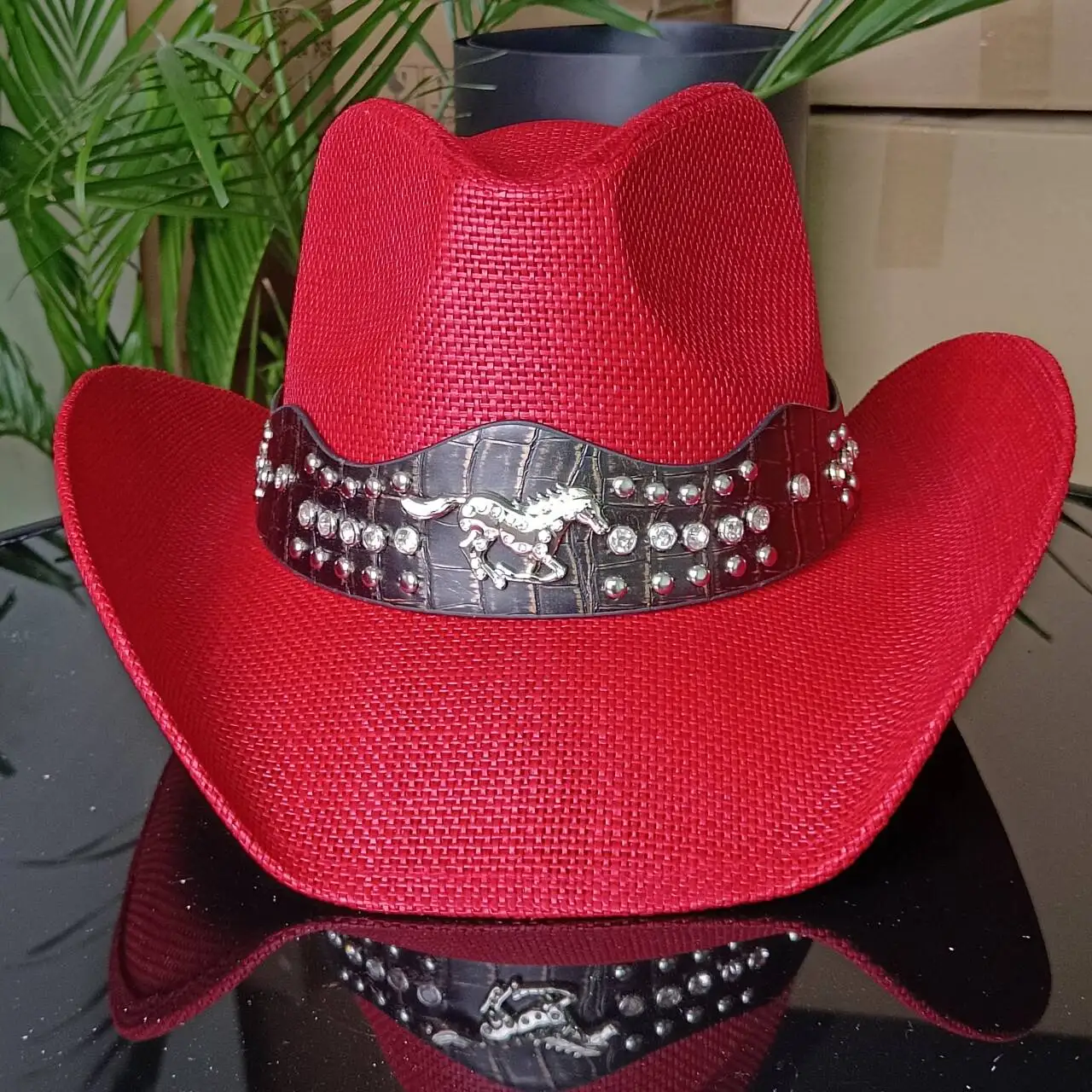 Shapeable Cowboy Hat  New Horse Head Accessories Western  hat  Unisex Cowboy Hat  straw cowboy hat sombrero hombre