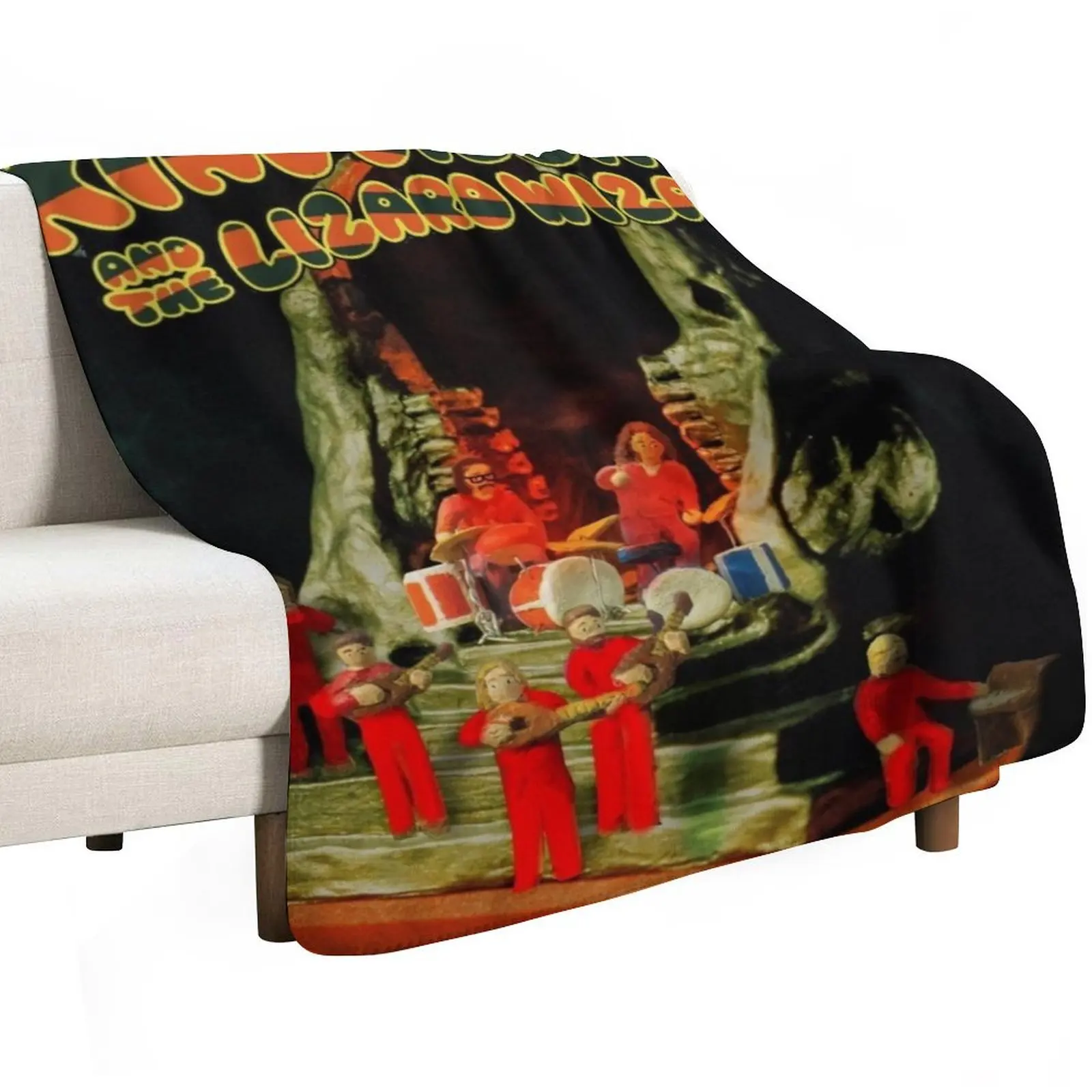 Paper Mache Rats Nest Throw Blanket Flannel Fabric Thermals For Travel Comforter Thermal Polar Blankets