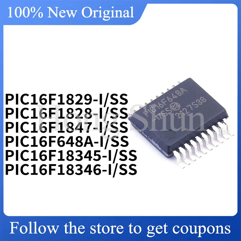 

PIC16F1847 PIC16F1828 PIC16F1829 PIC16F648A PIC16F18345 PIC16F18346-I/SS new Standard version