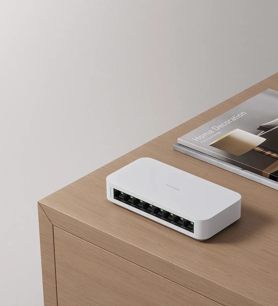 Xiaomi New Gigabit Ethernet Switch Network Switch 8 Ports 10/100/1000Mbps Ethernet High Performance Internet Splitter 16Gbps