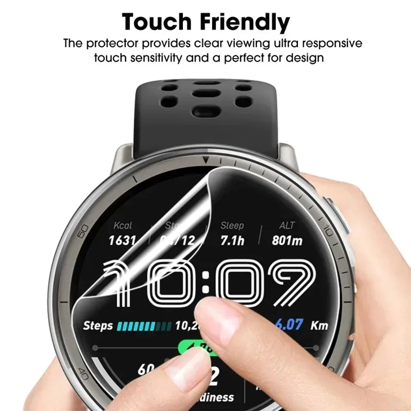 1-10PCS Screen Protector for Amazfit Active 2 Smartwatch Cover Film Soft TPU Hydrogel Film for Amazfit Active 2 Screen Protector