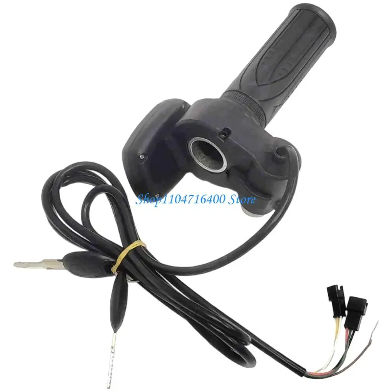 y1gd Anti Theft Lockable Throttle Grip Curved Digital Speedometer Suitable for E Bike